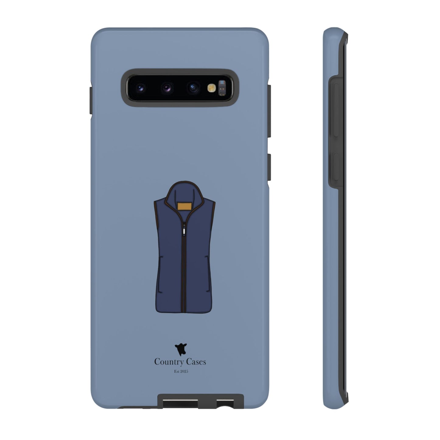 Android blue waistcoat case