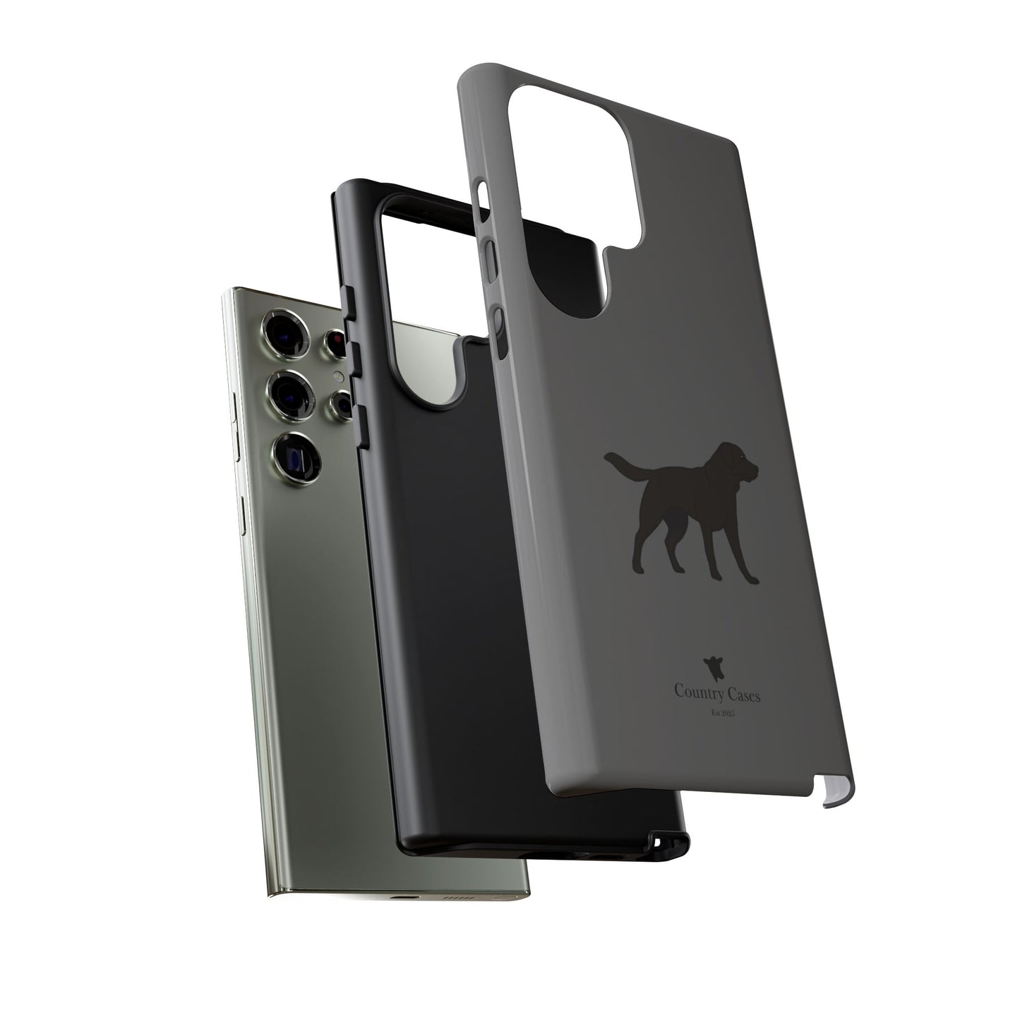 Android black Labrador case