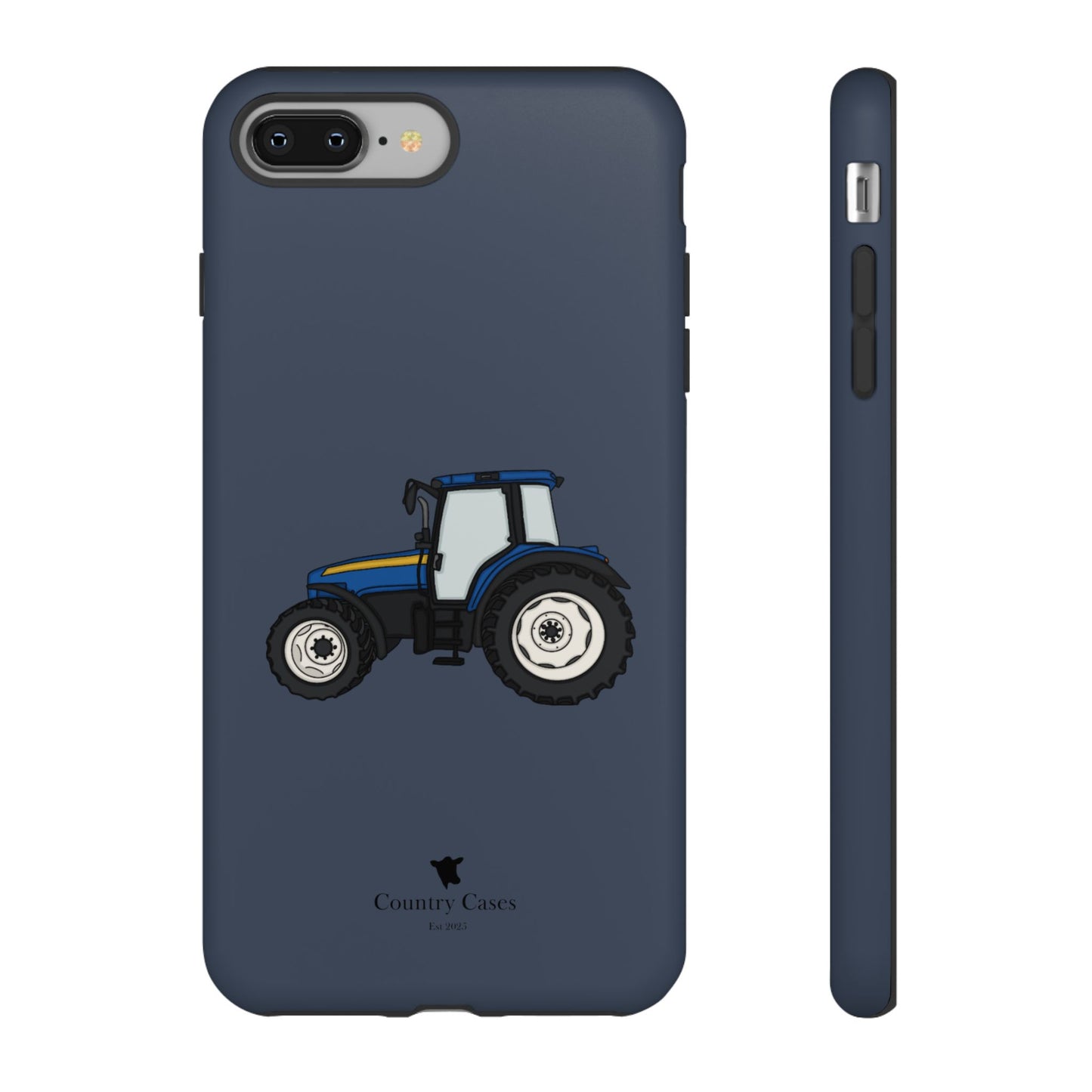Blue tractor case