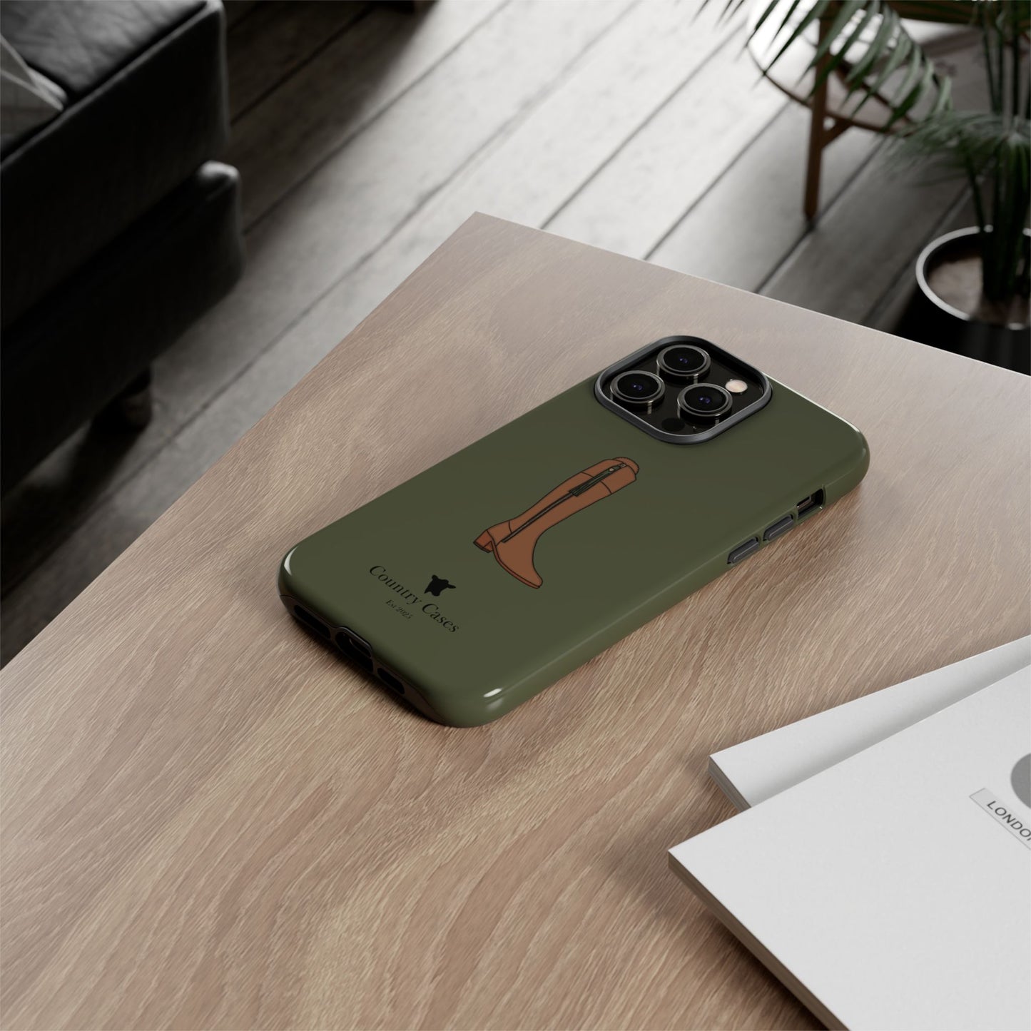 Green country boot case