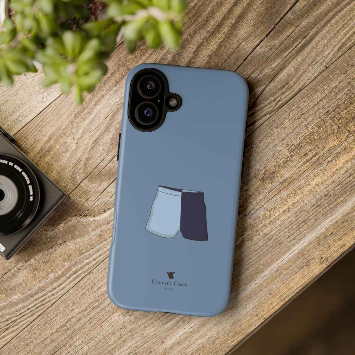 Blue Shorts Case