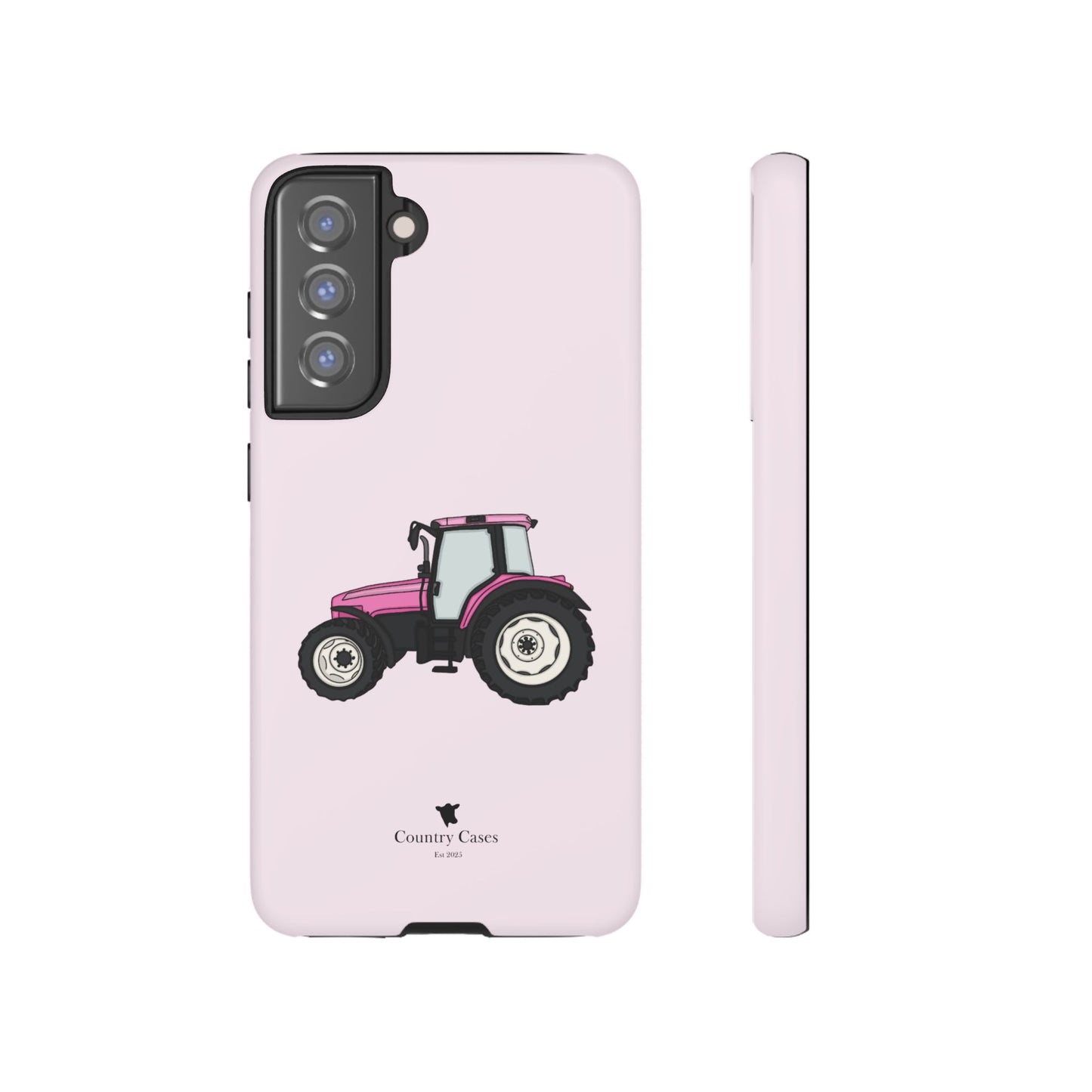 Android pink tractor case