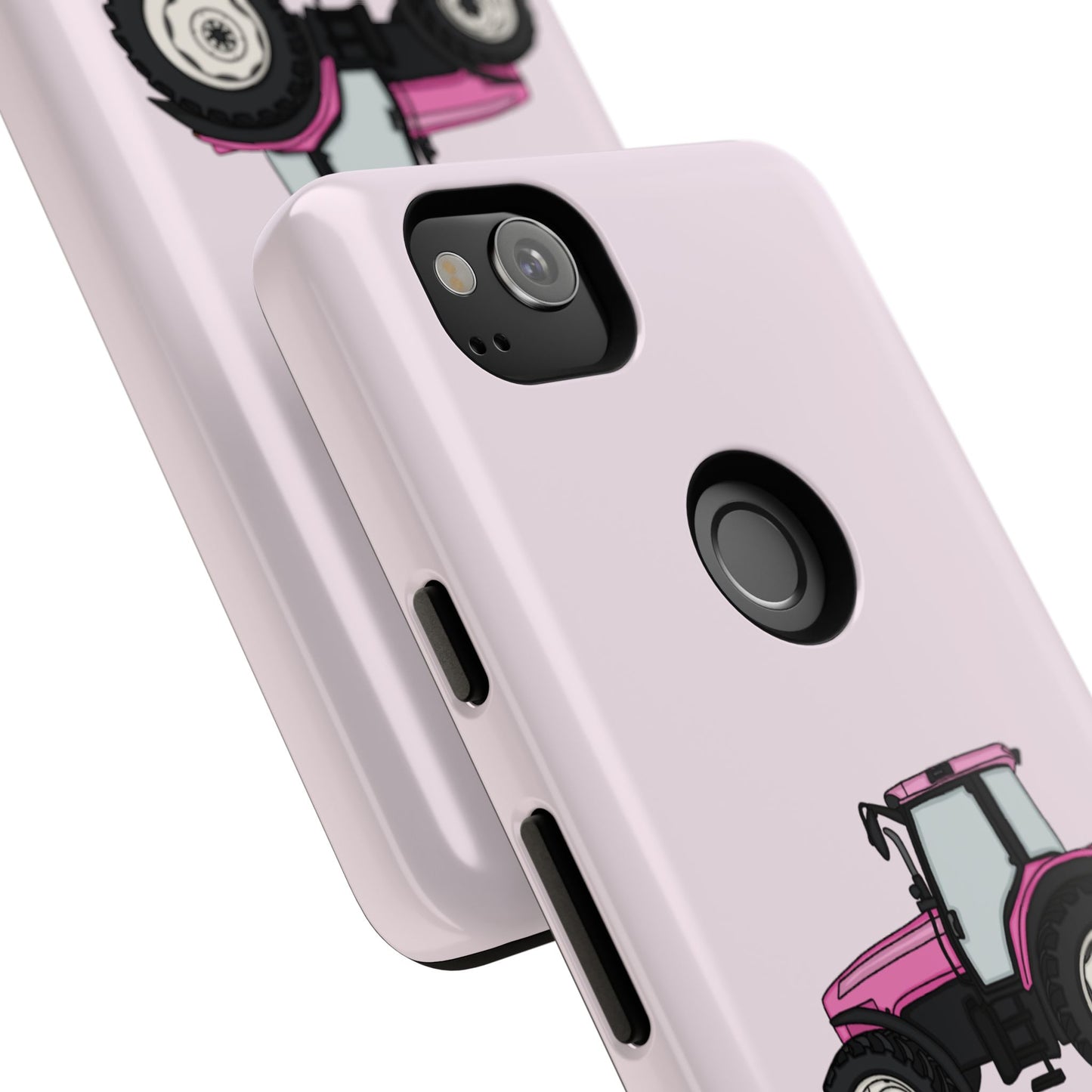 Android pink tractor case