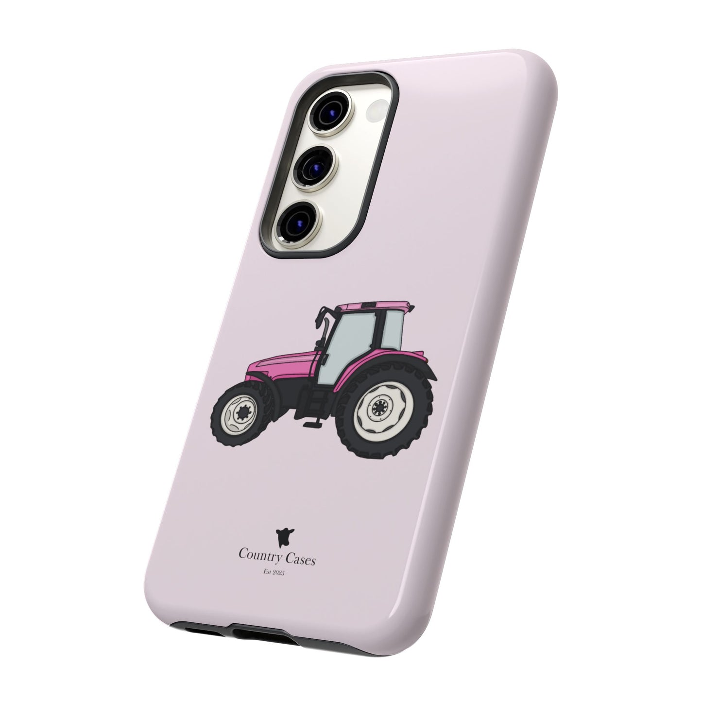 Android pink tractor case