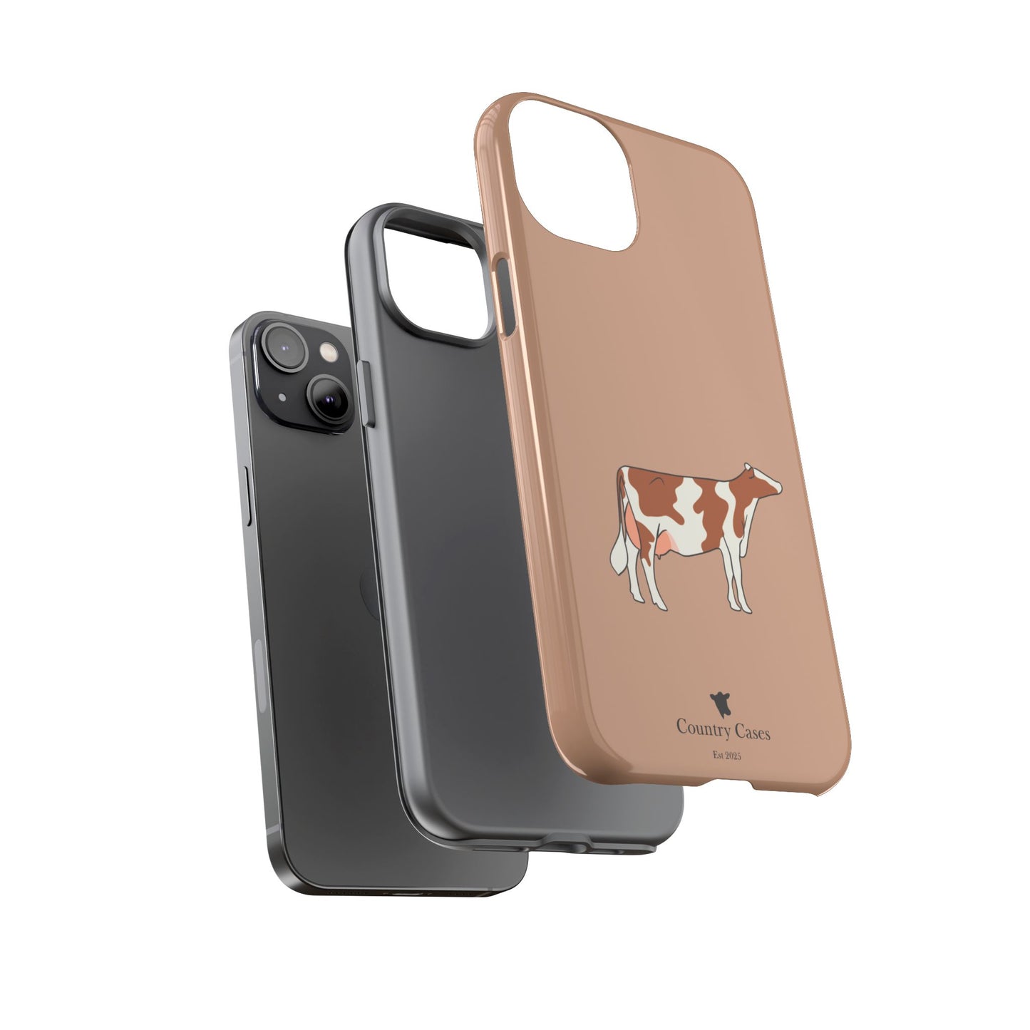 Red and white Holstein case