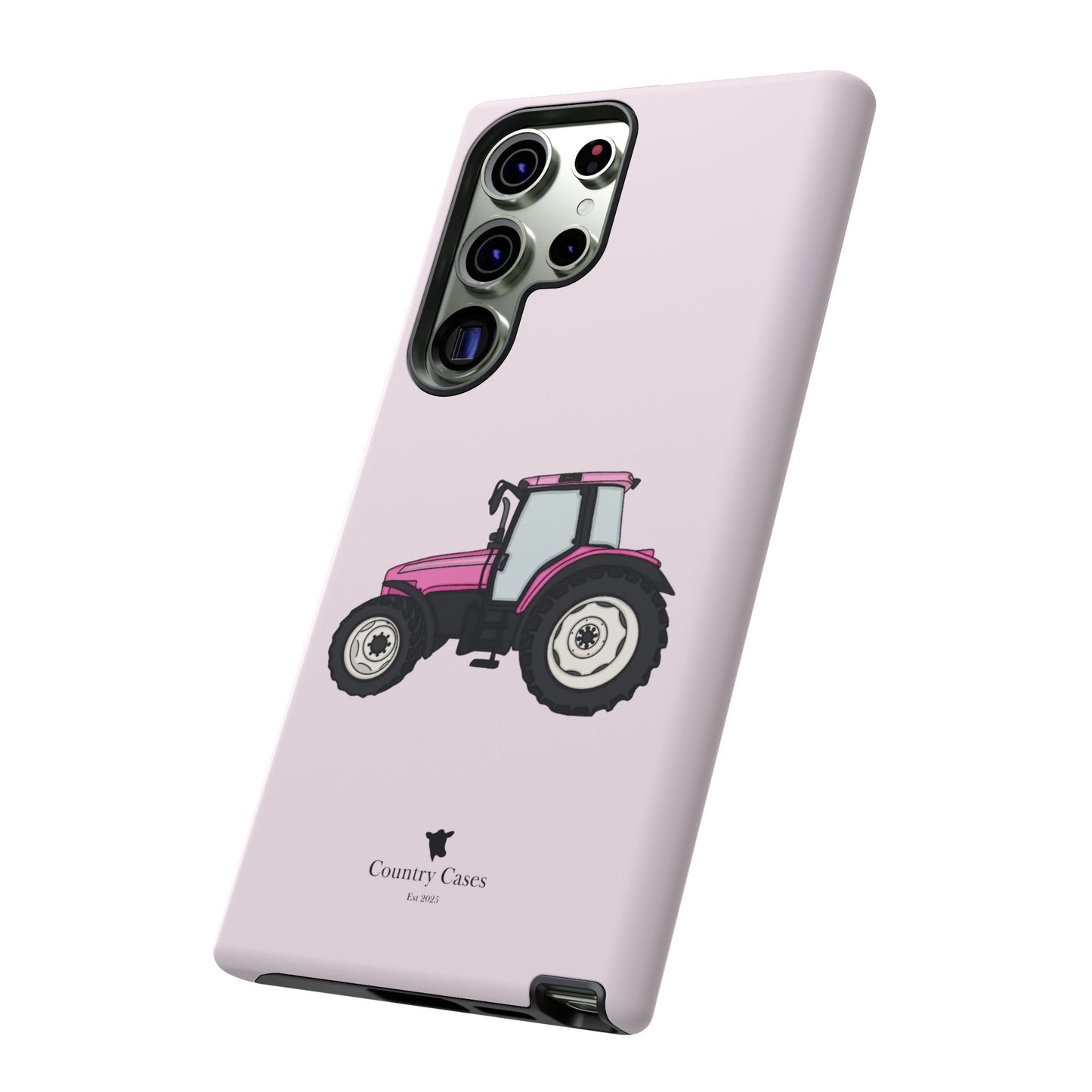 Android pink tractor case