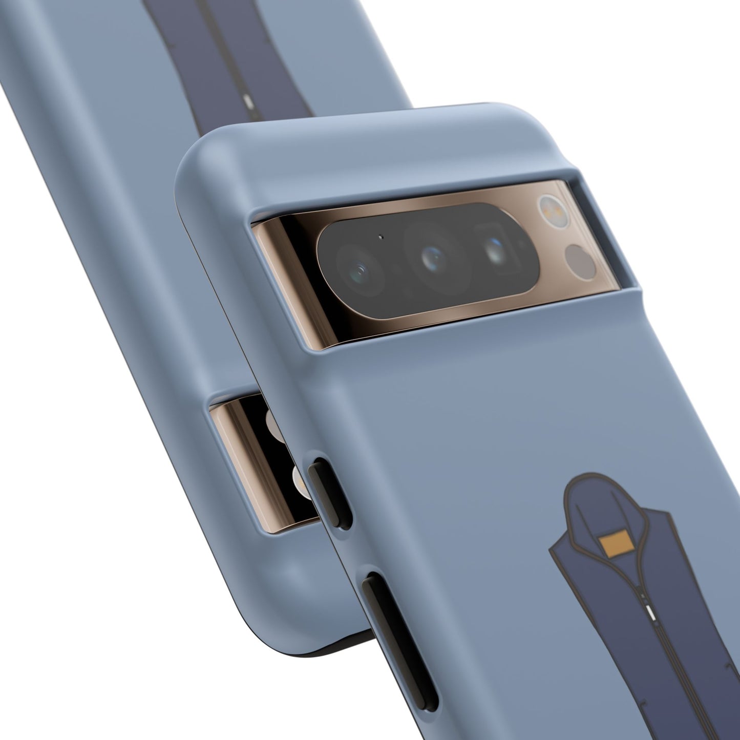 Android blue waistcoat case