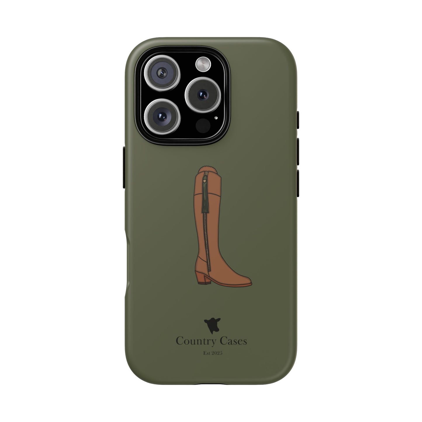 Green country boot case