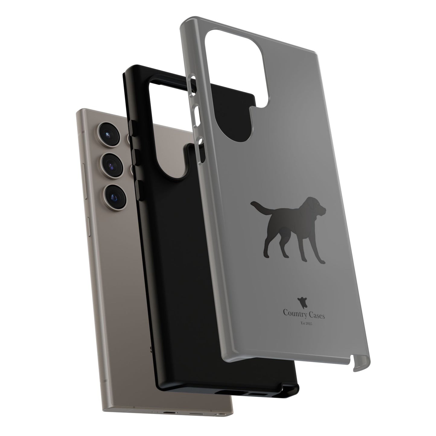 Android black Labrador case