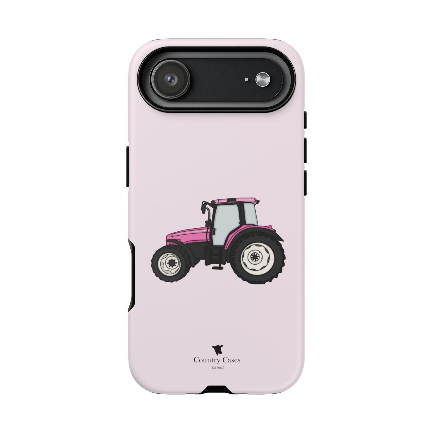 Pink tractor case