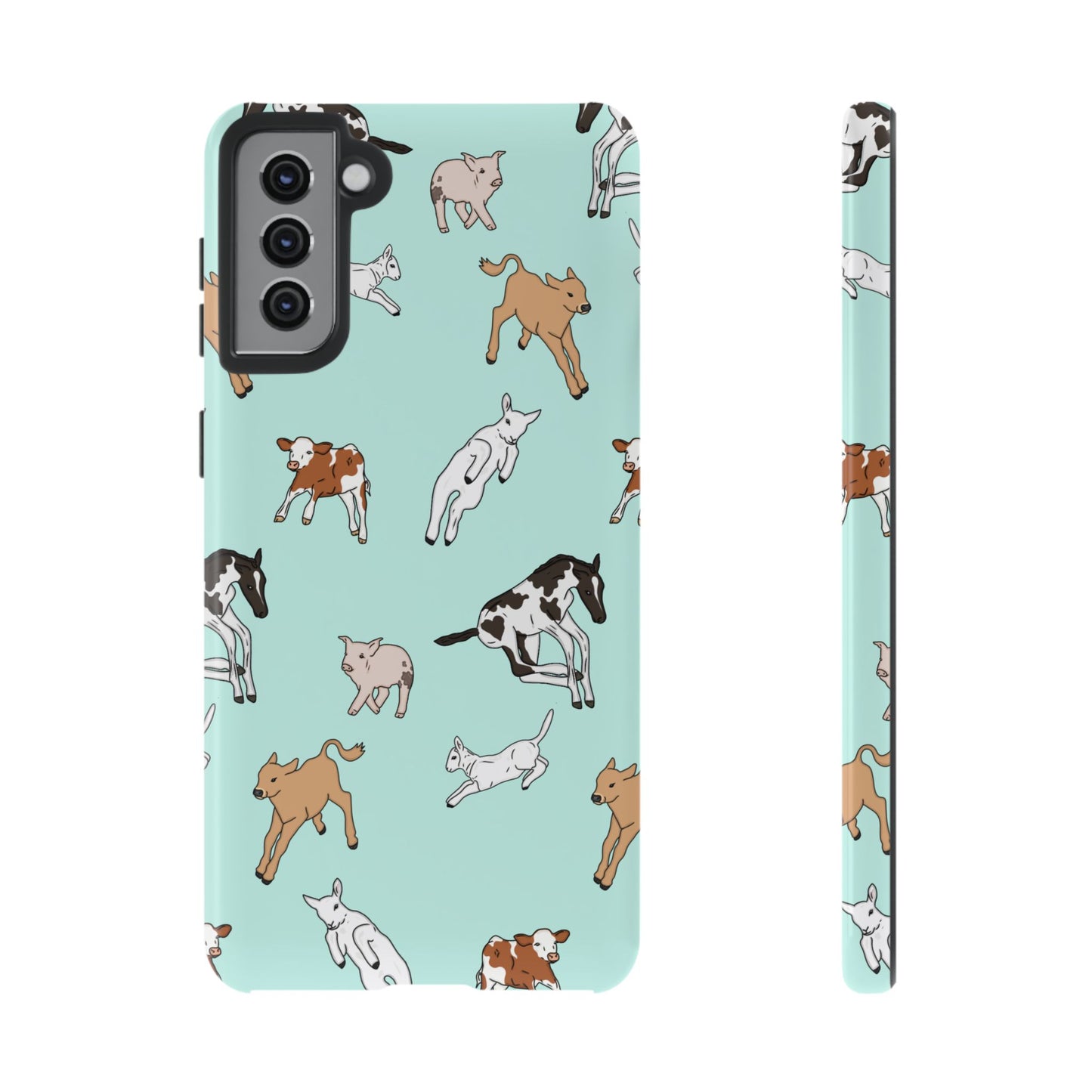 Android farmyard Freinds Blue Case