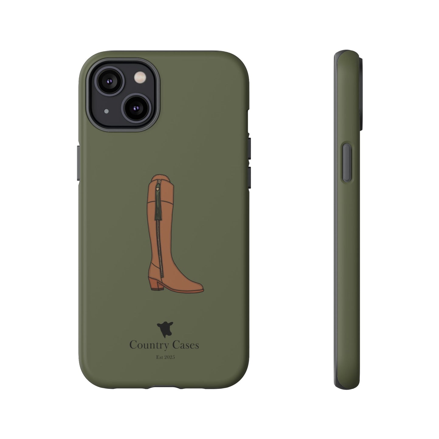 Green country boot case