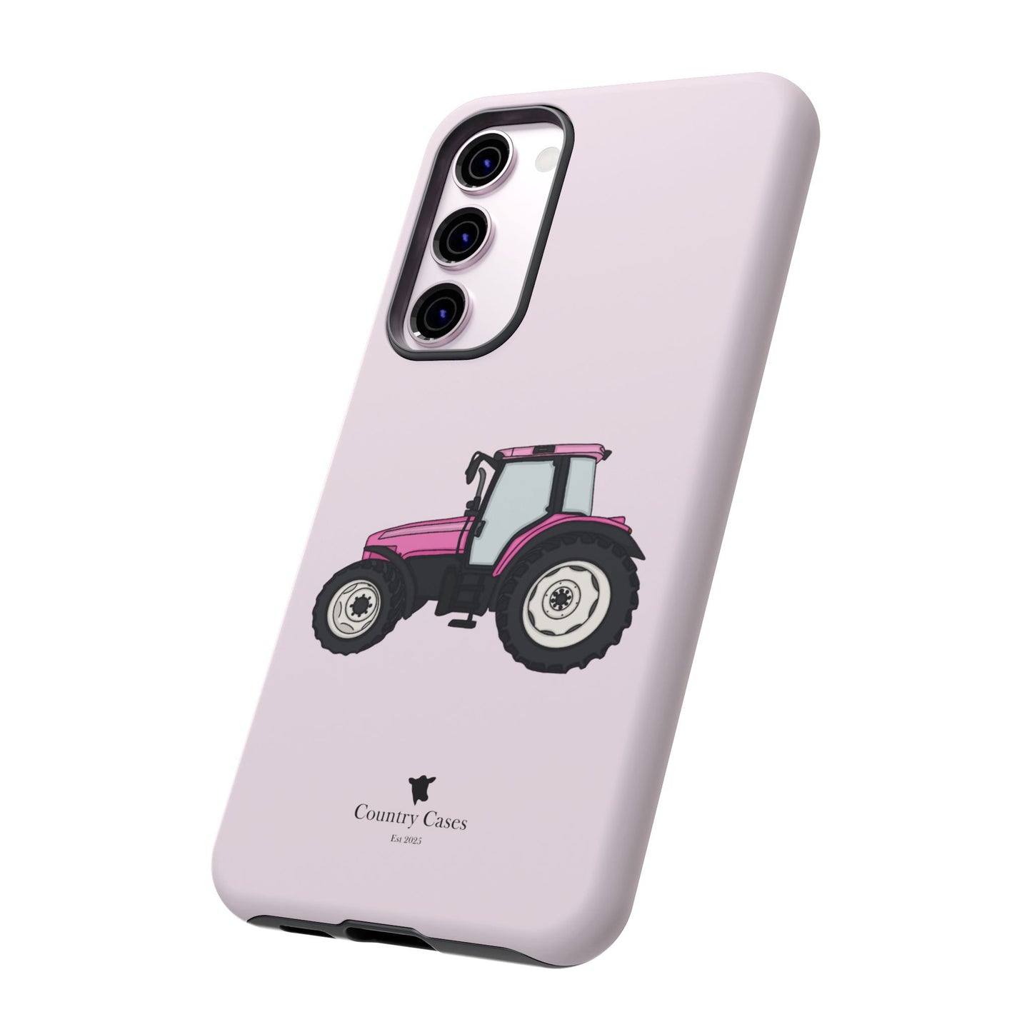 Android pink tractor case
