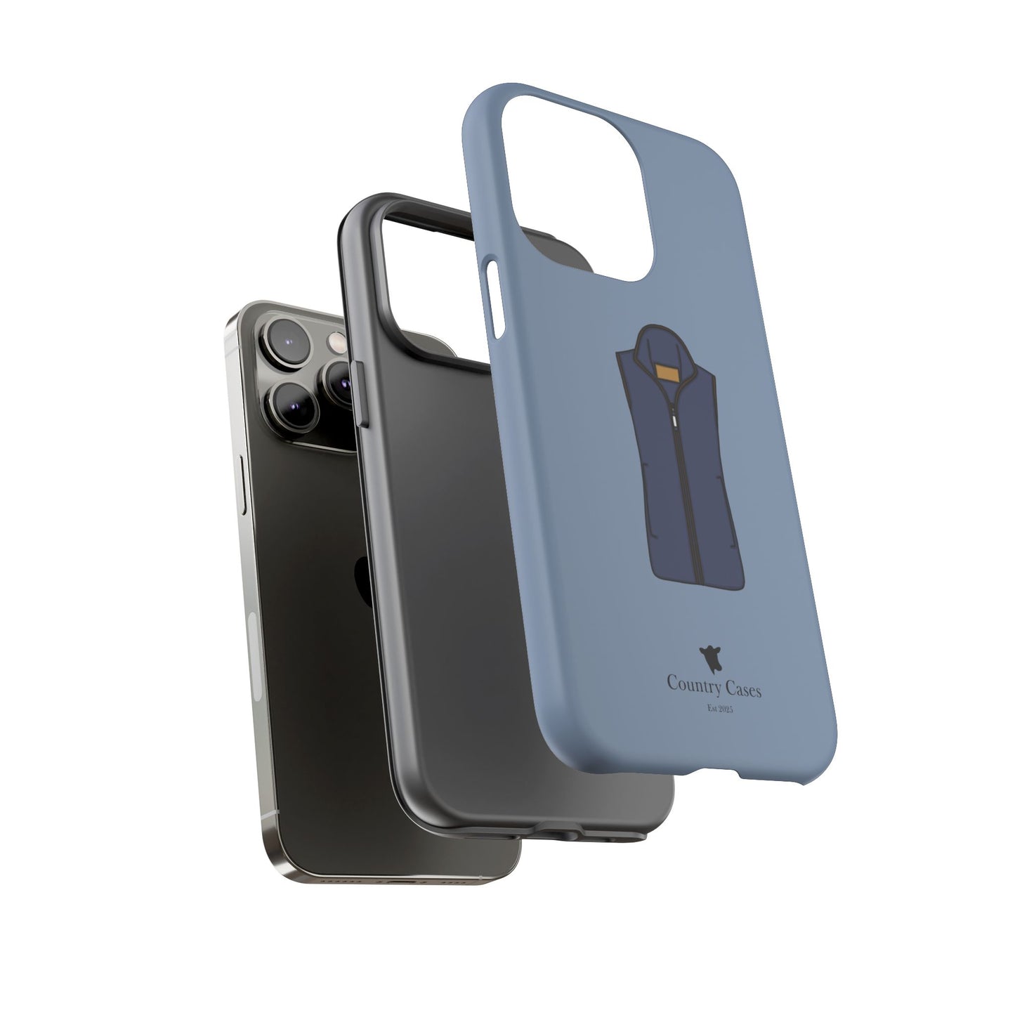 Blue fleece case