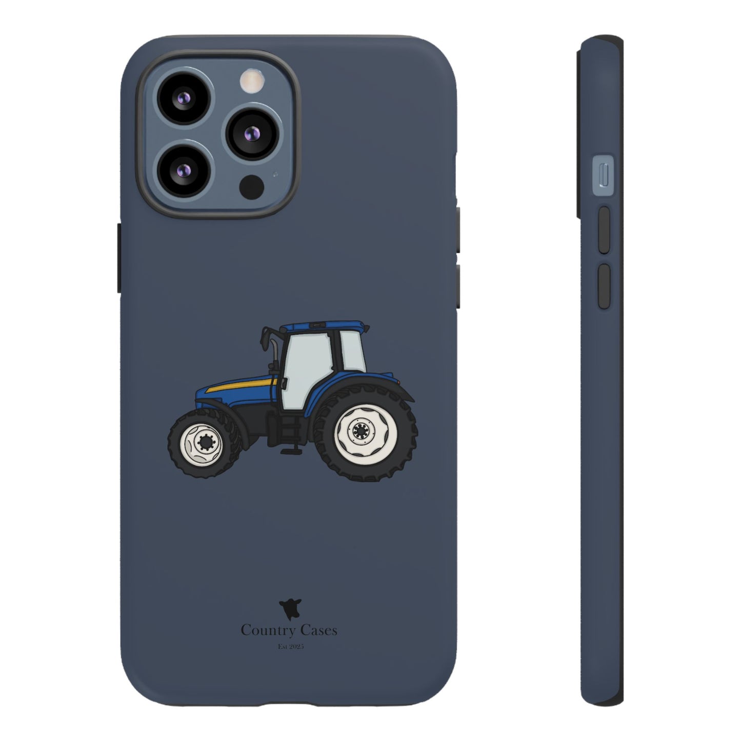 Blue tractor case