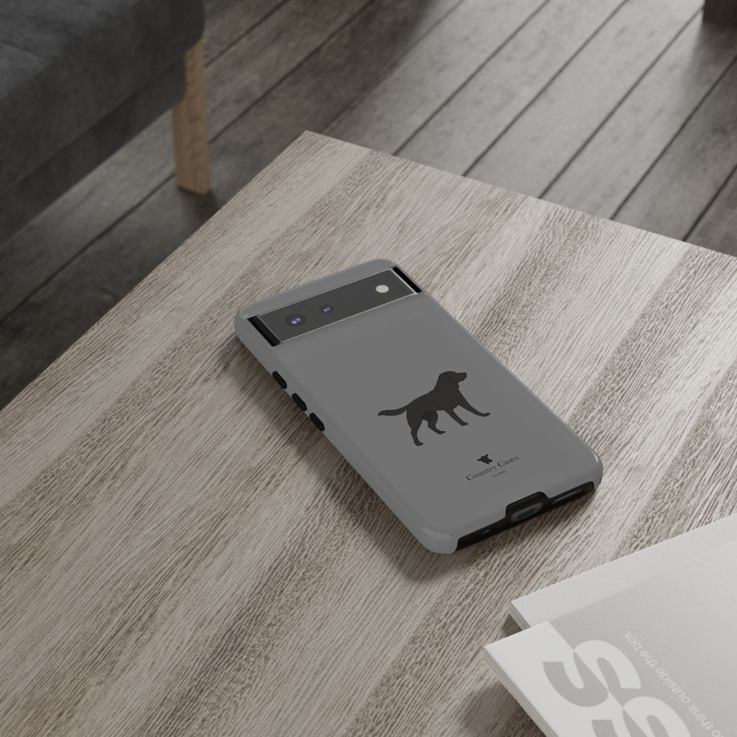 Android black Labrador case