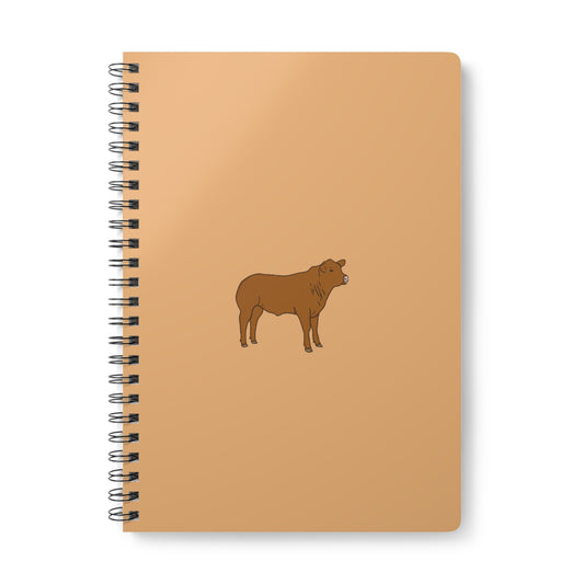 Beef cow notebook