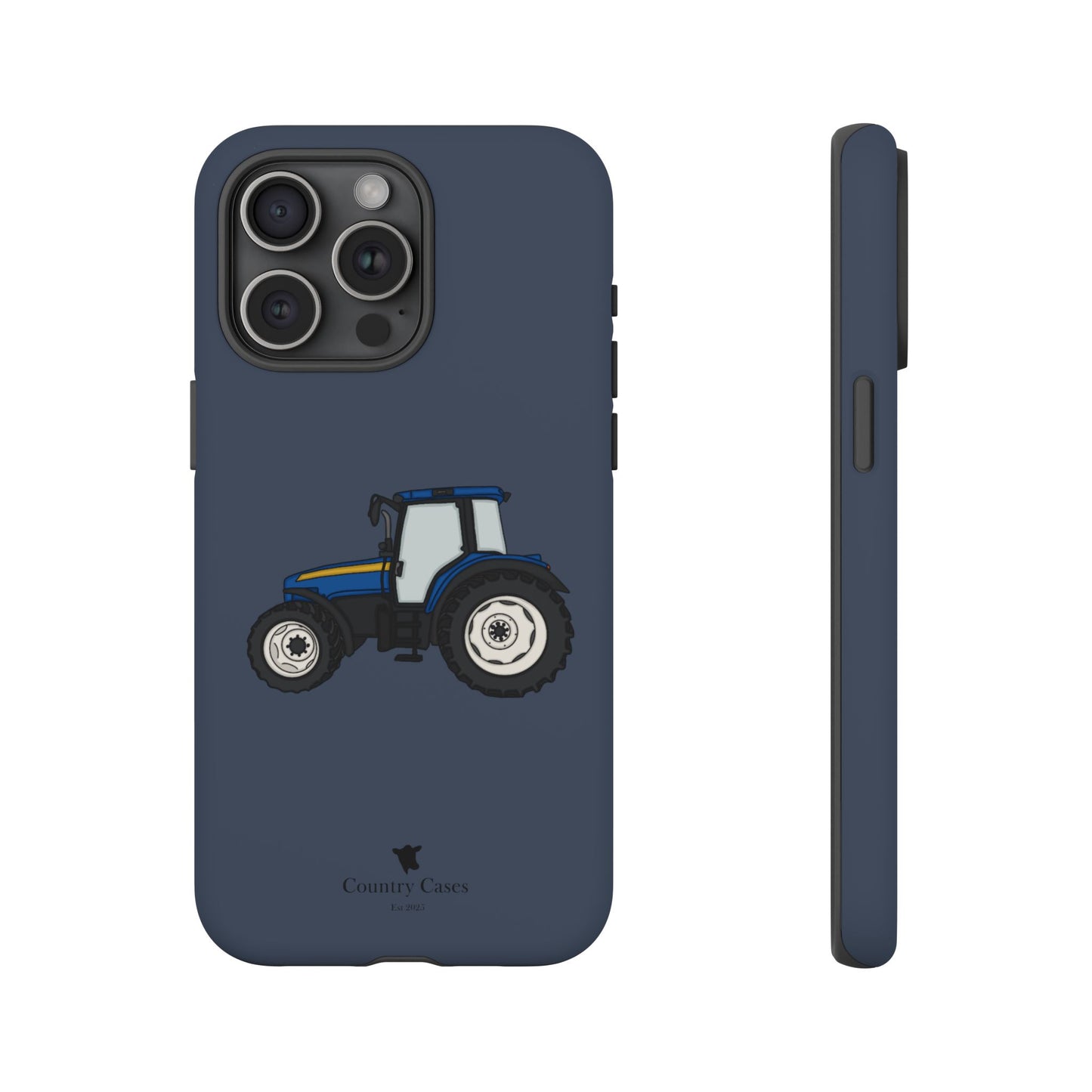 Blue tractor case