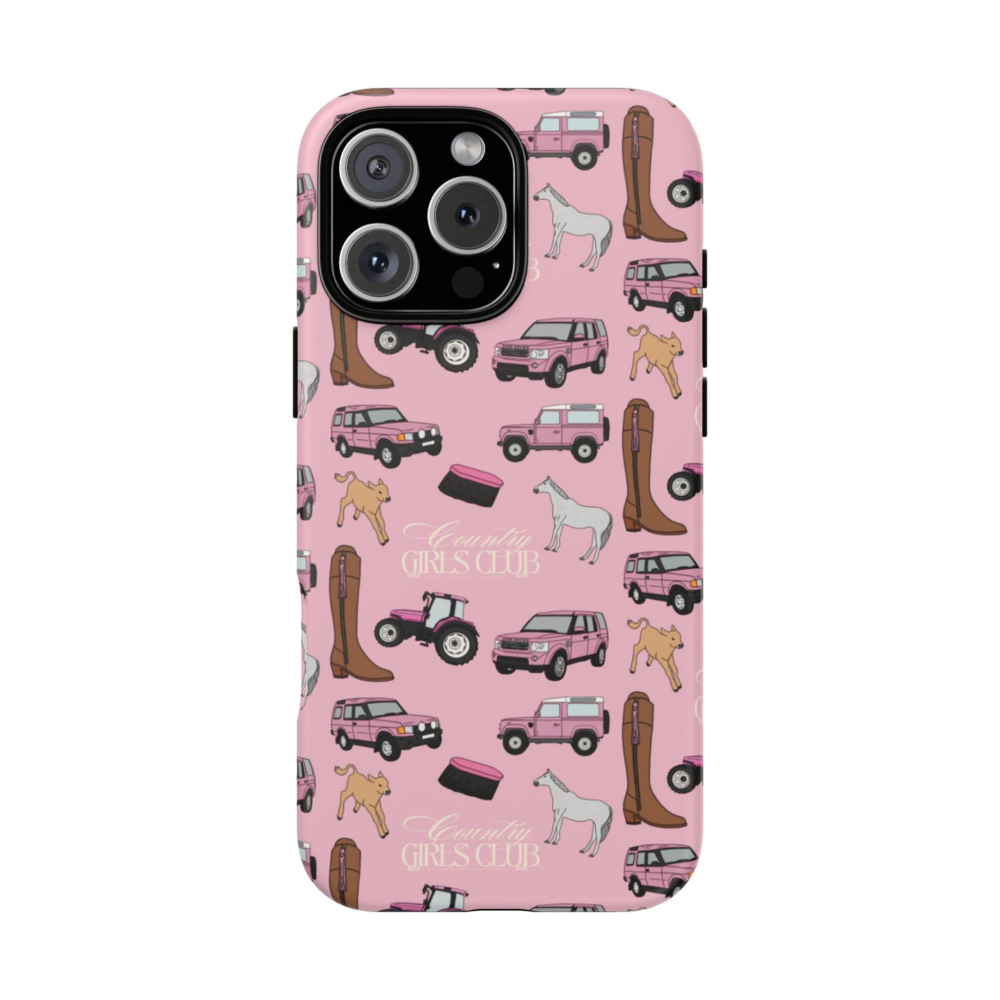 Pink Country Girls Club Case
