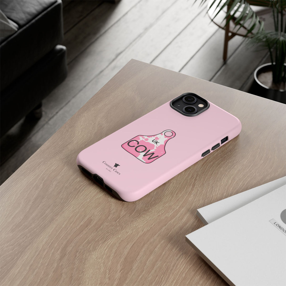 Pink Ear Tag Case