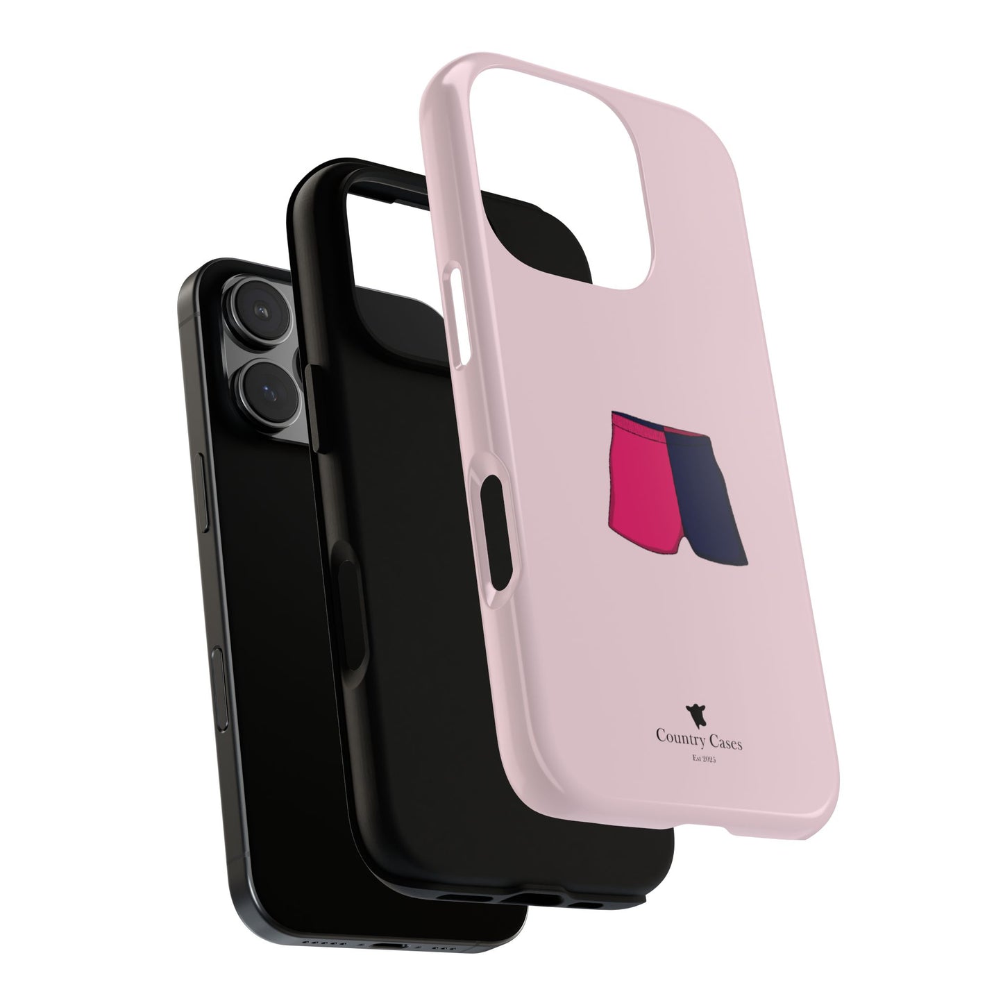 Two toned short phone case