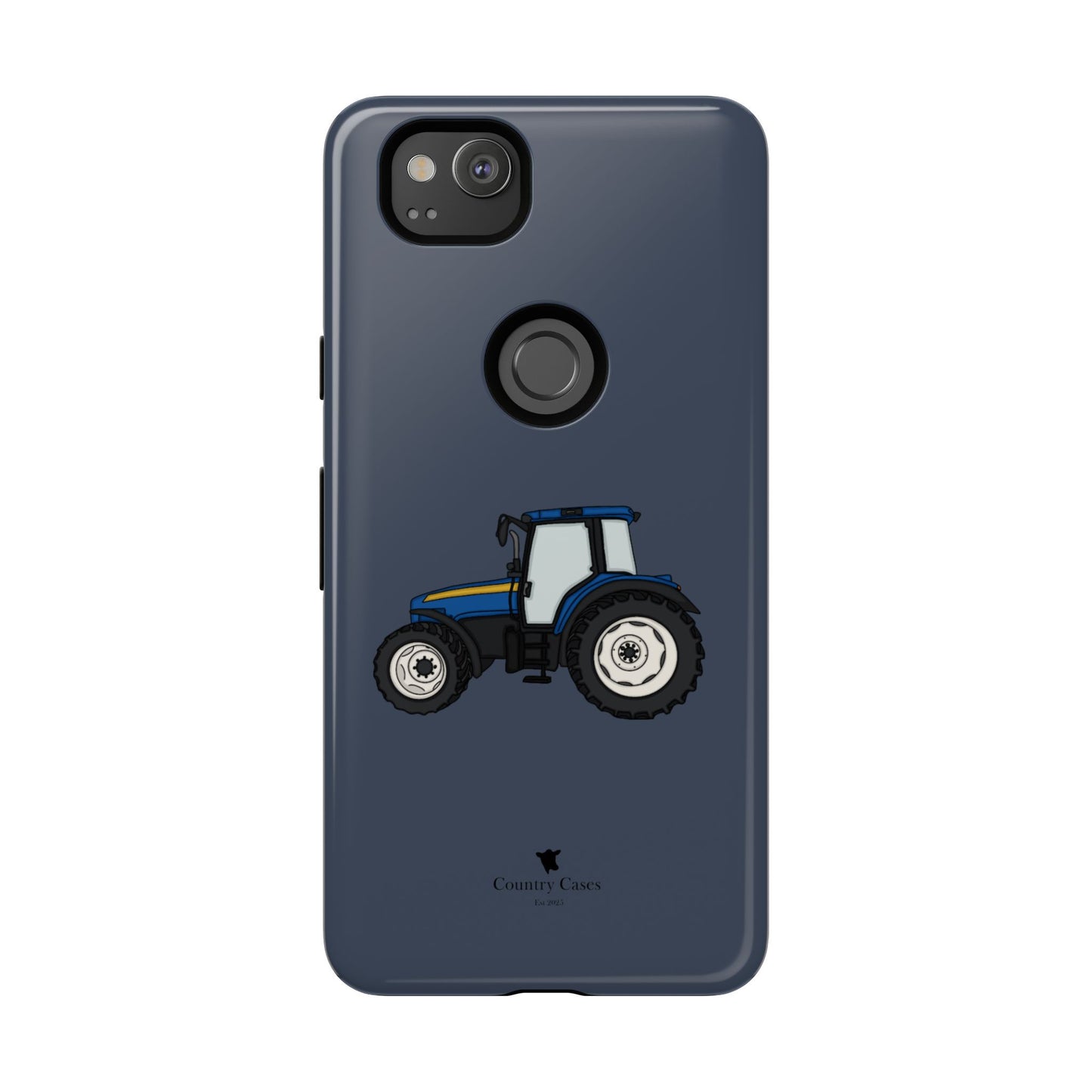 Android blue tractor case