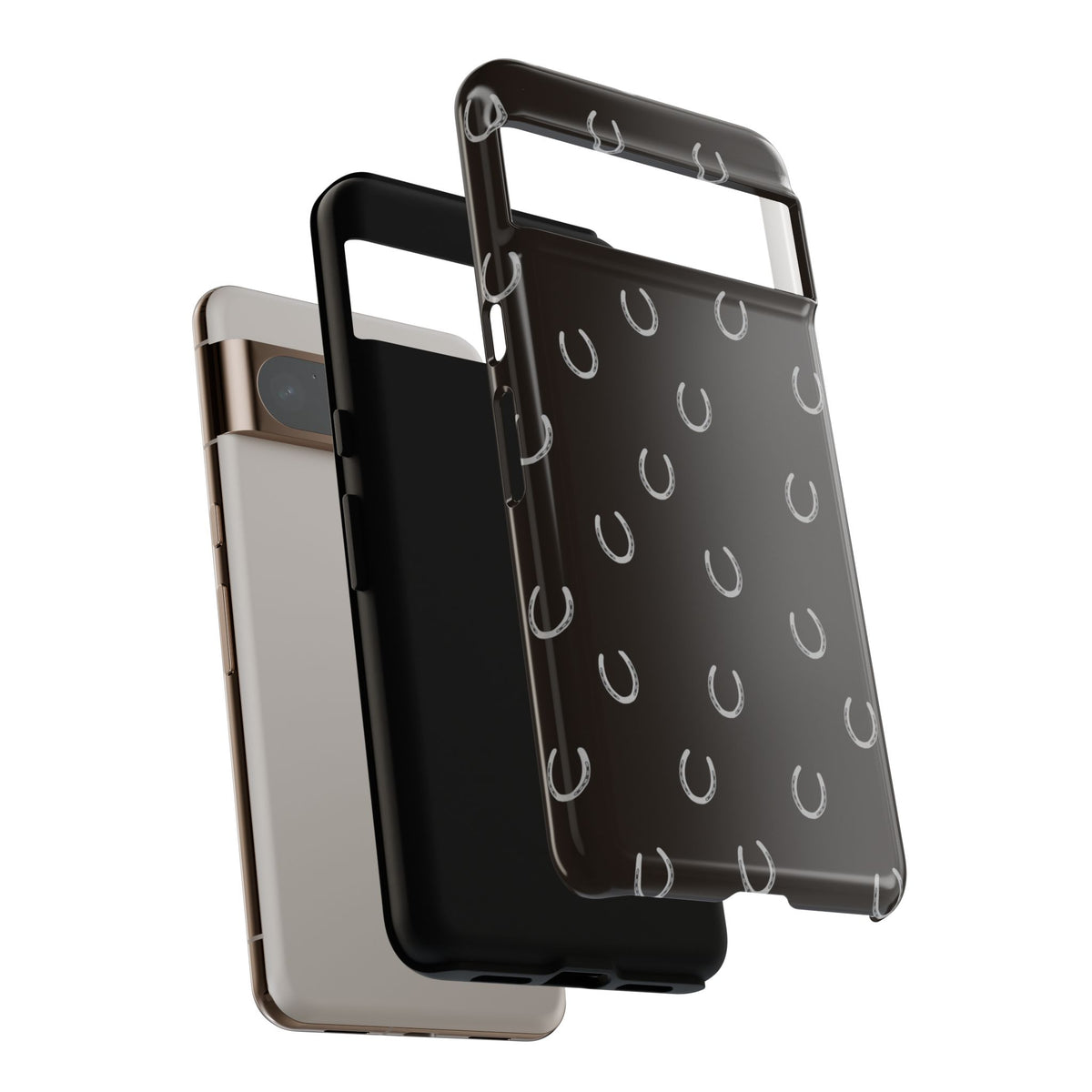 Android Wood Horse Shoe Cases