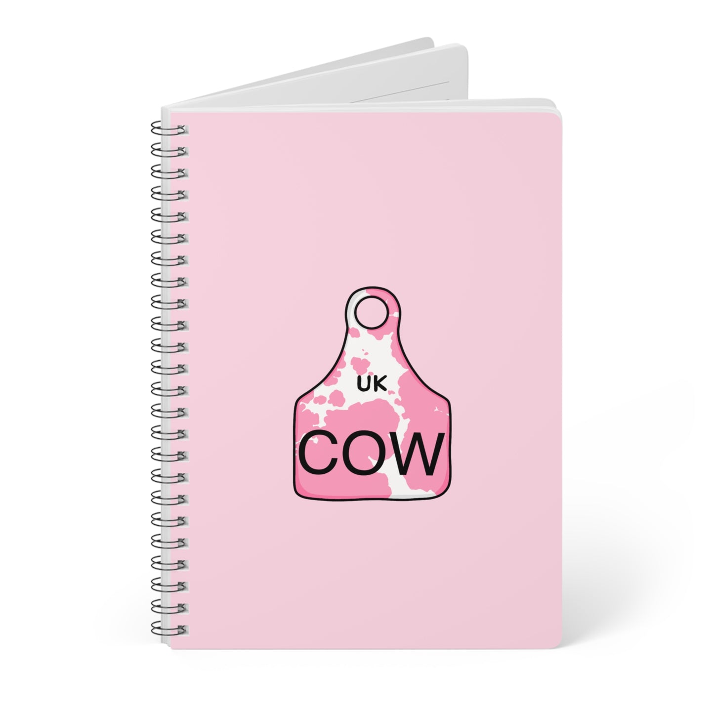 Pink ear tag notebook