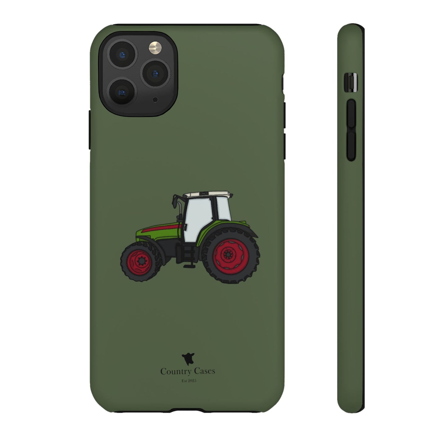 Green tractor case