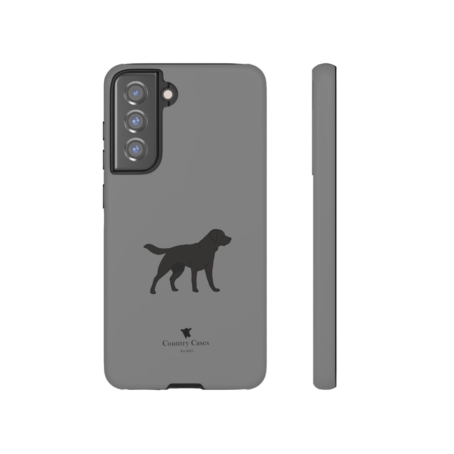 Android black Labrador case
