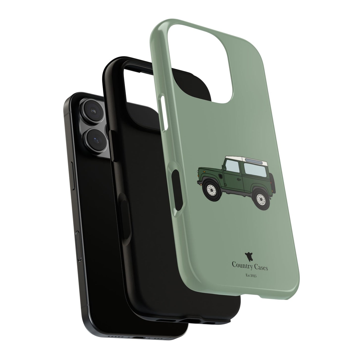 Green landy phone case