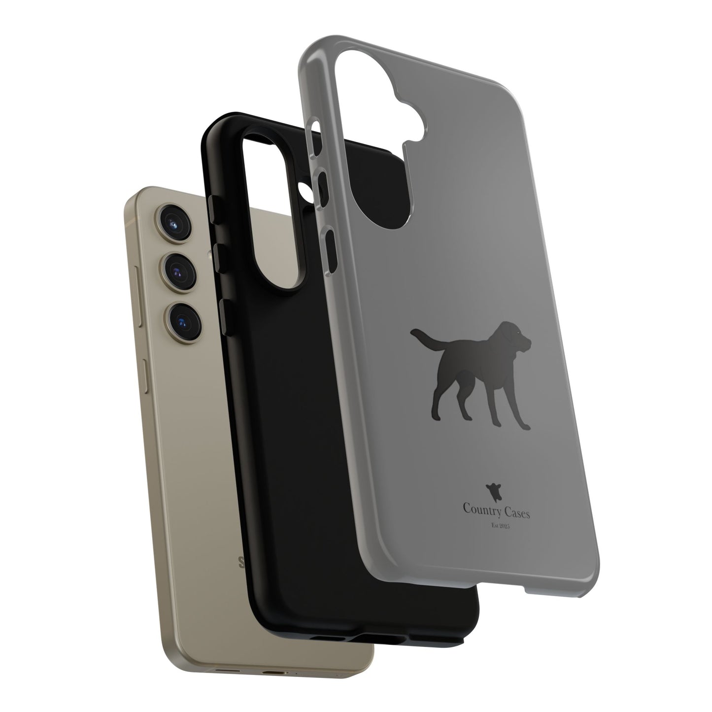 Android black Labrador case