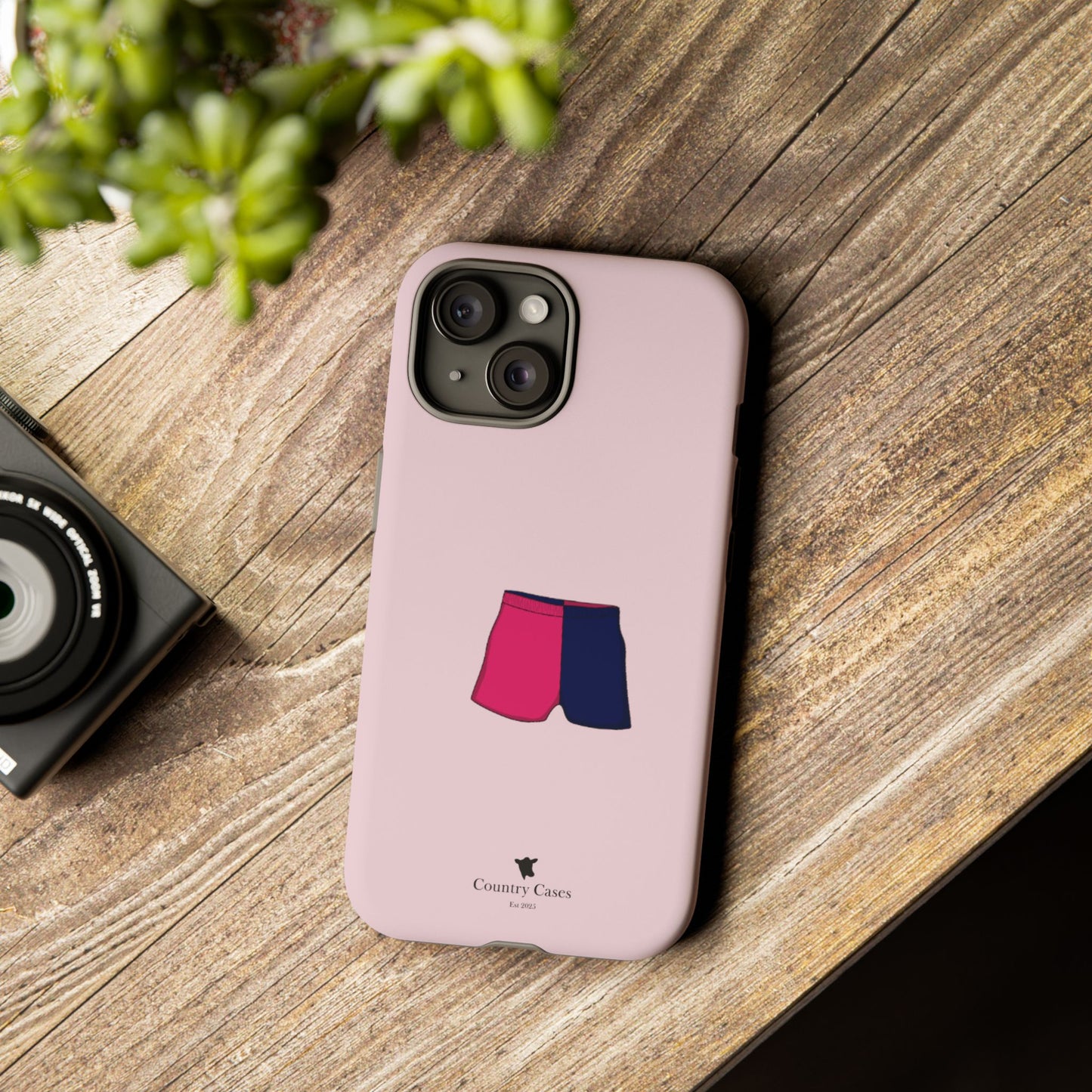 Two toned short phone case