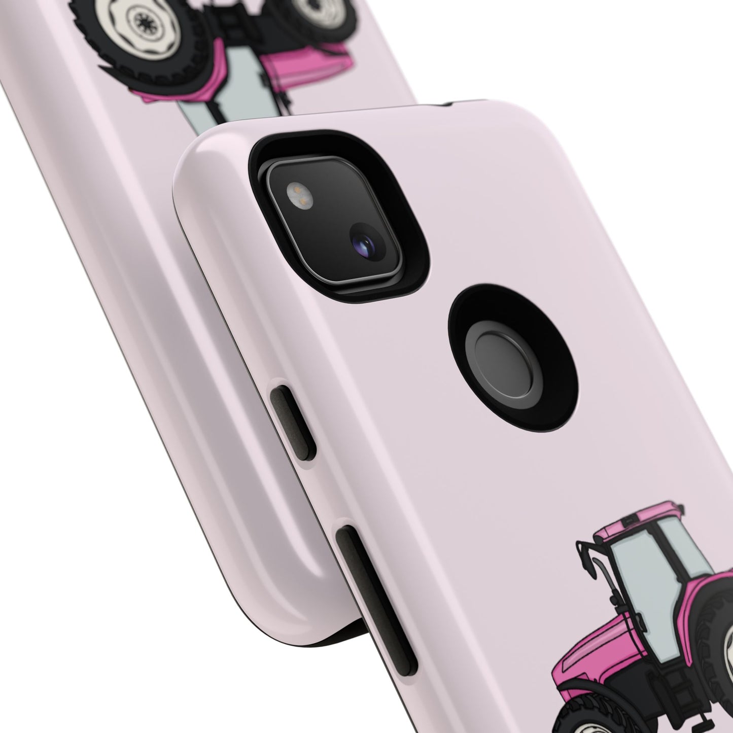 Android pink tractor case