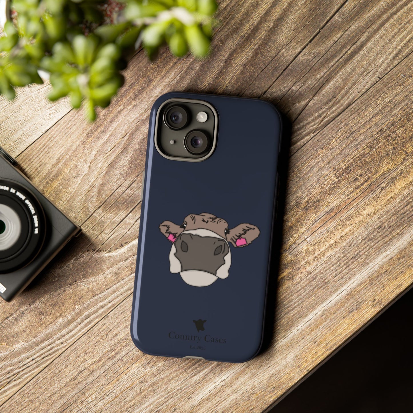 Navy brown Swiss case