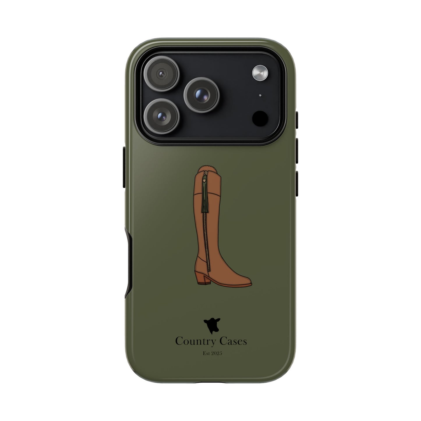 Green country boot case