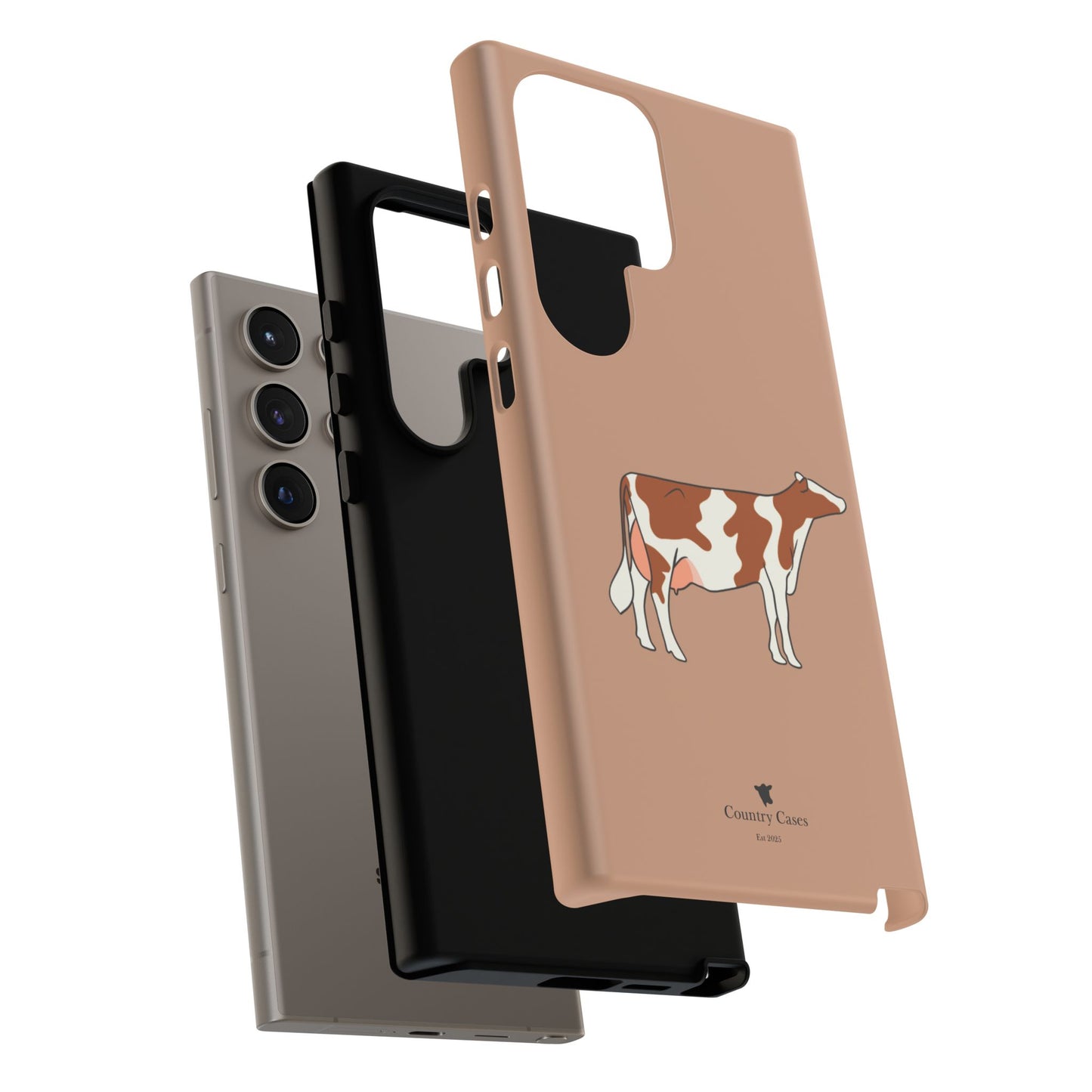Android red and white Holstein case