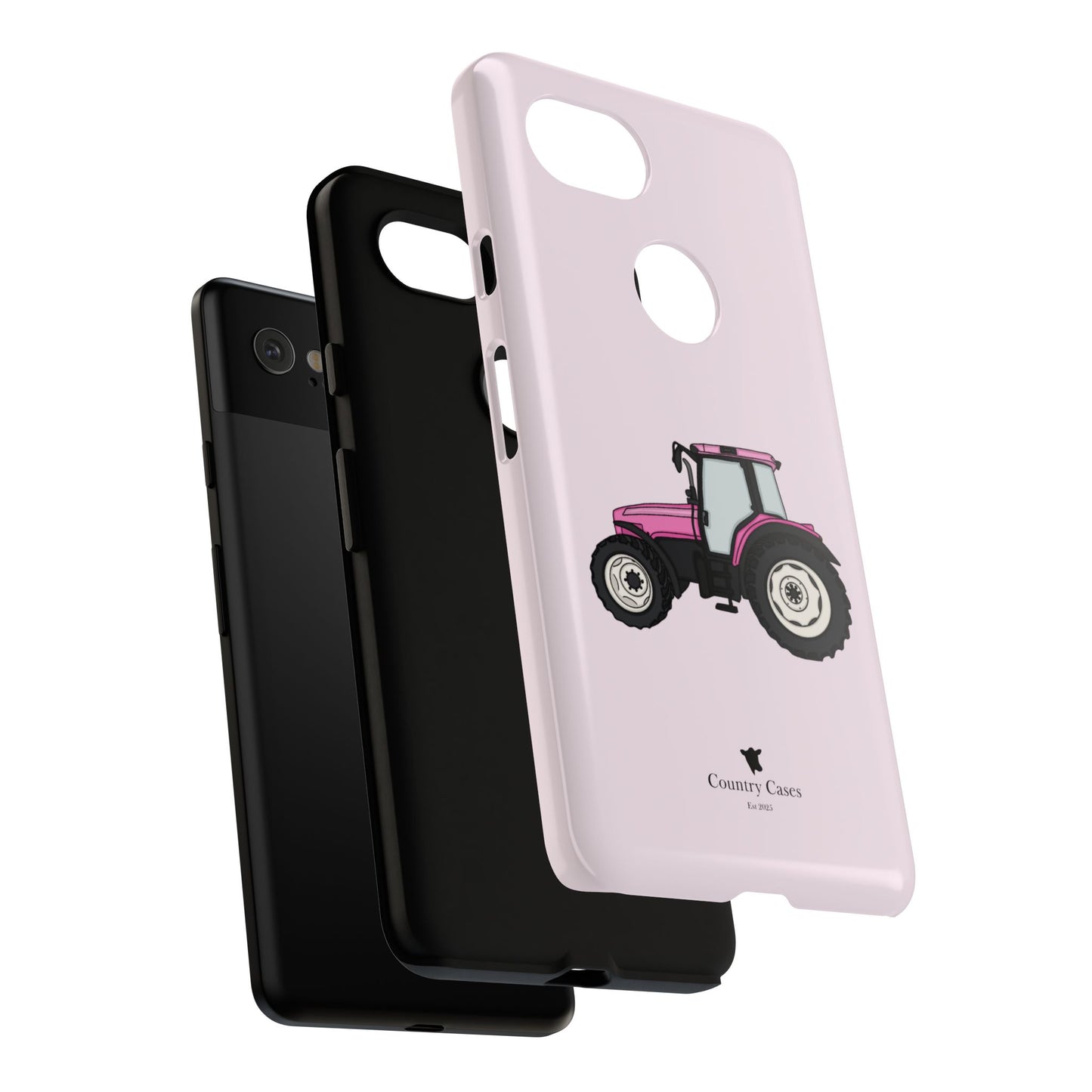 Android pink tractor case