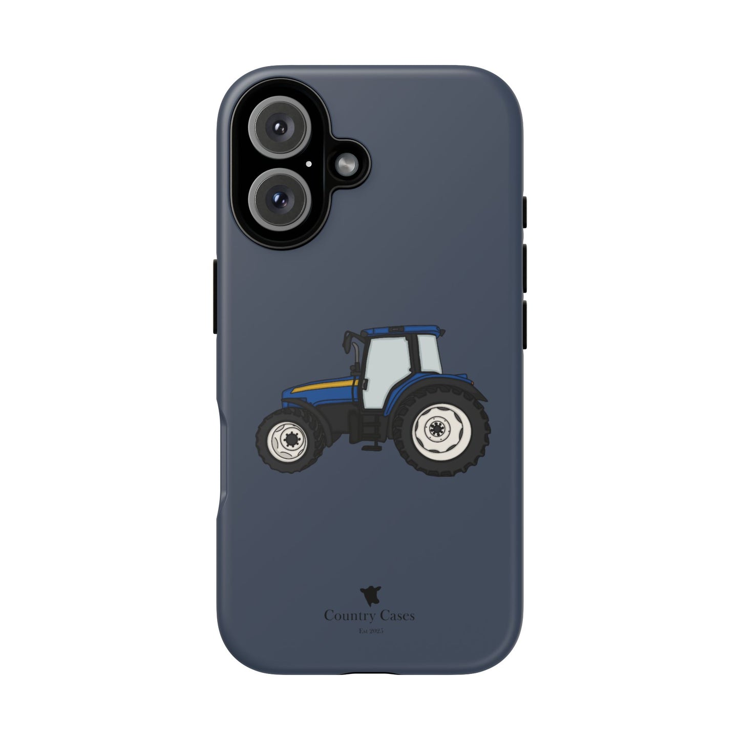 Blue tractor case