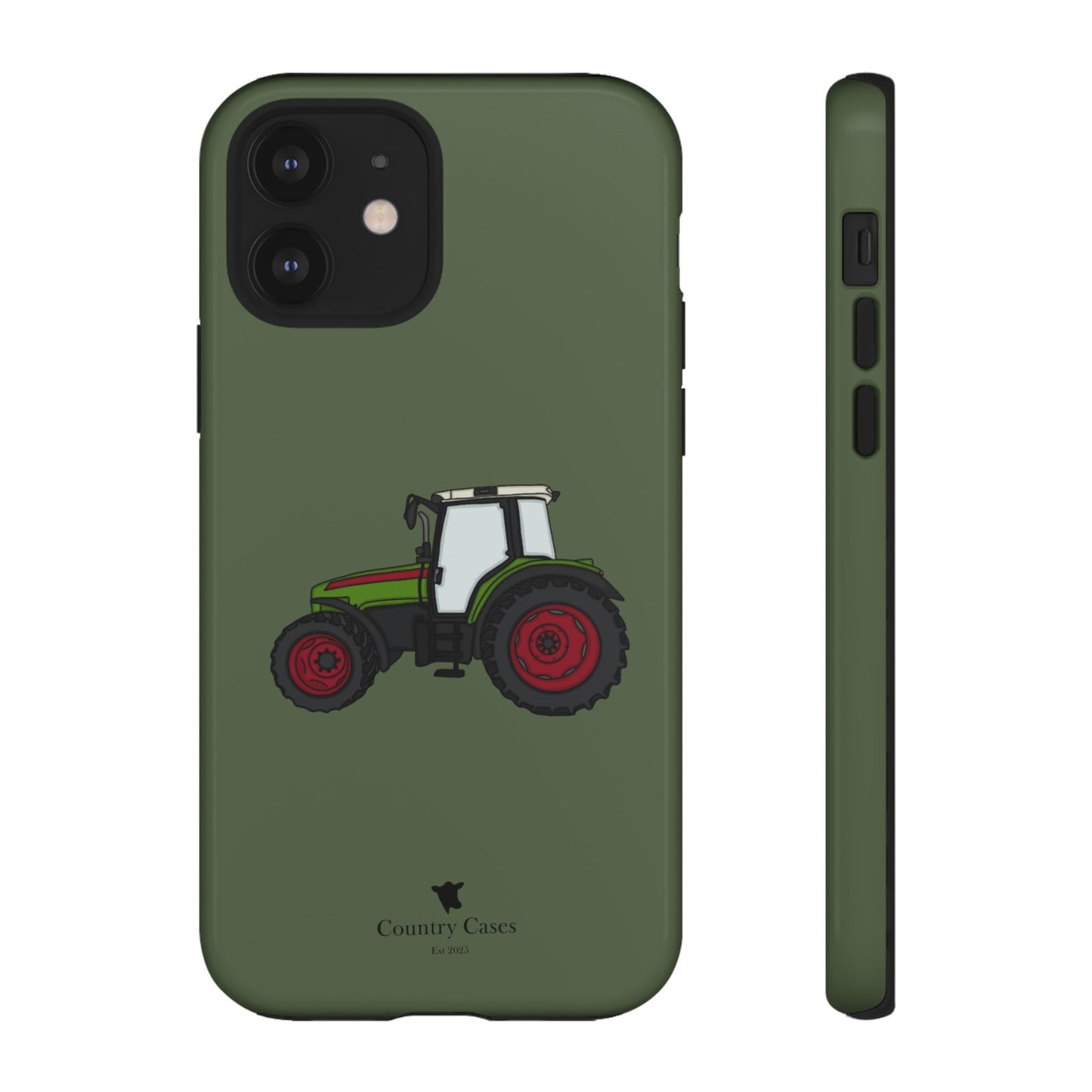 Green tractor case