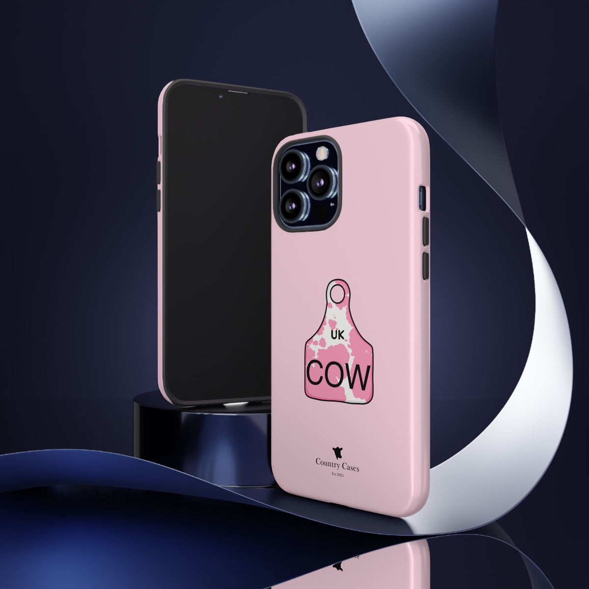 Pink Ear Tag Case