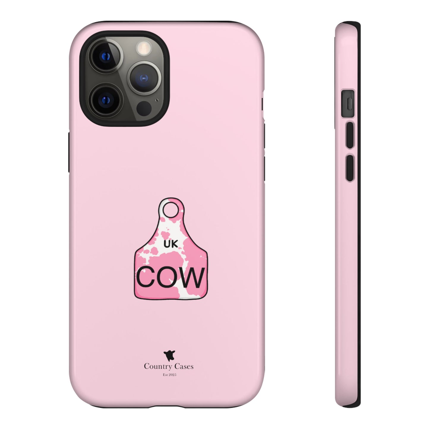 Pink ear tag case