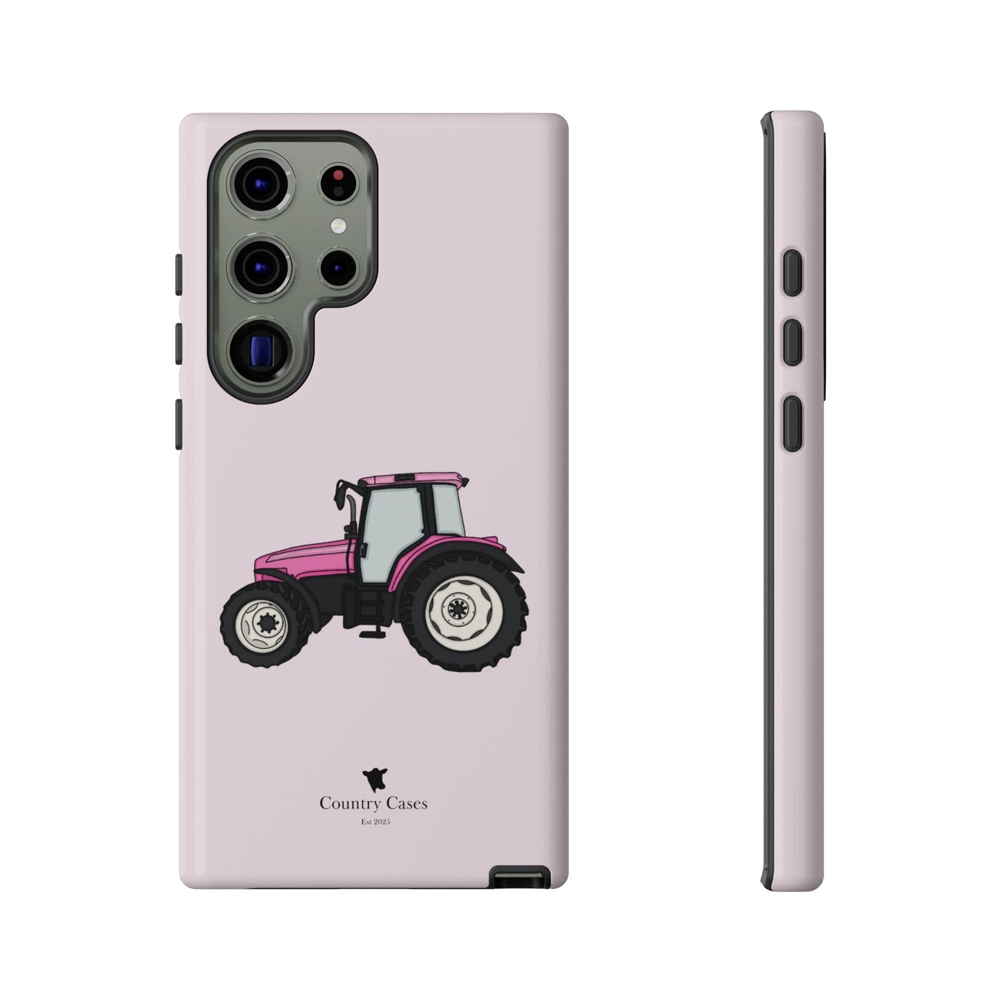 Android pink tractor case