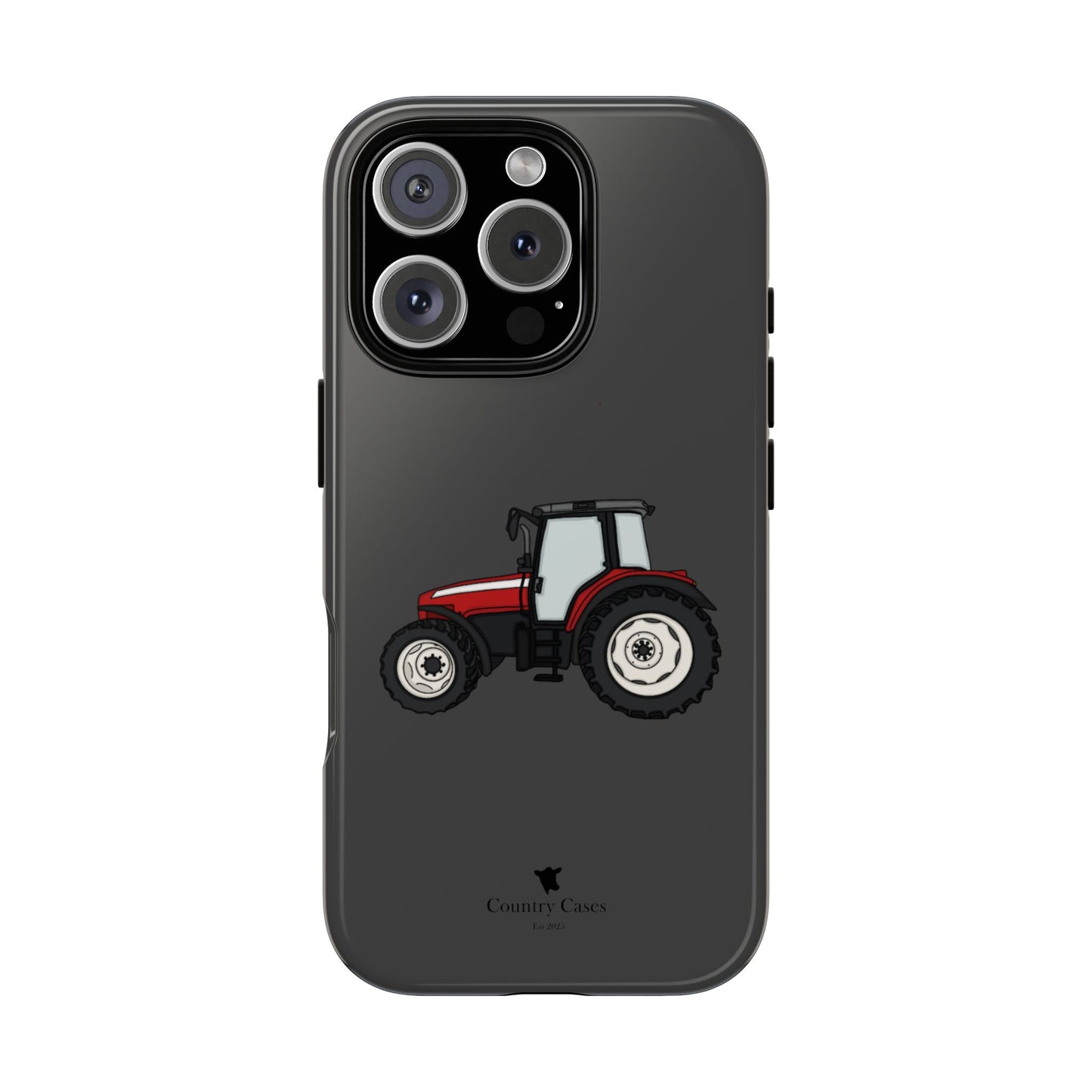 Red tractor case