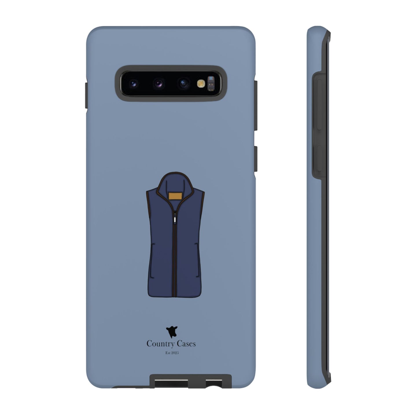 Android blue waistcoat case