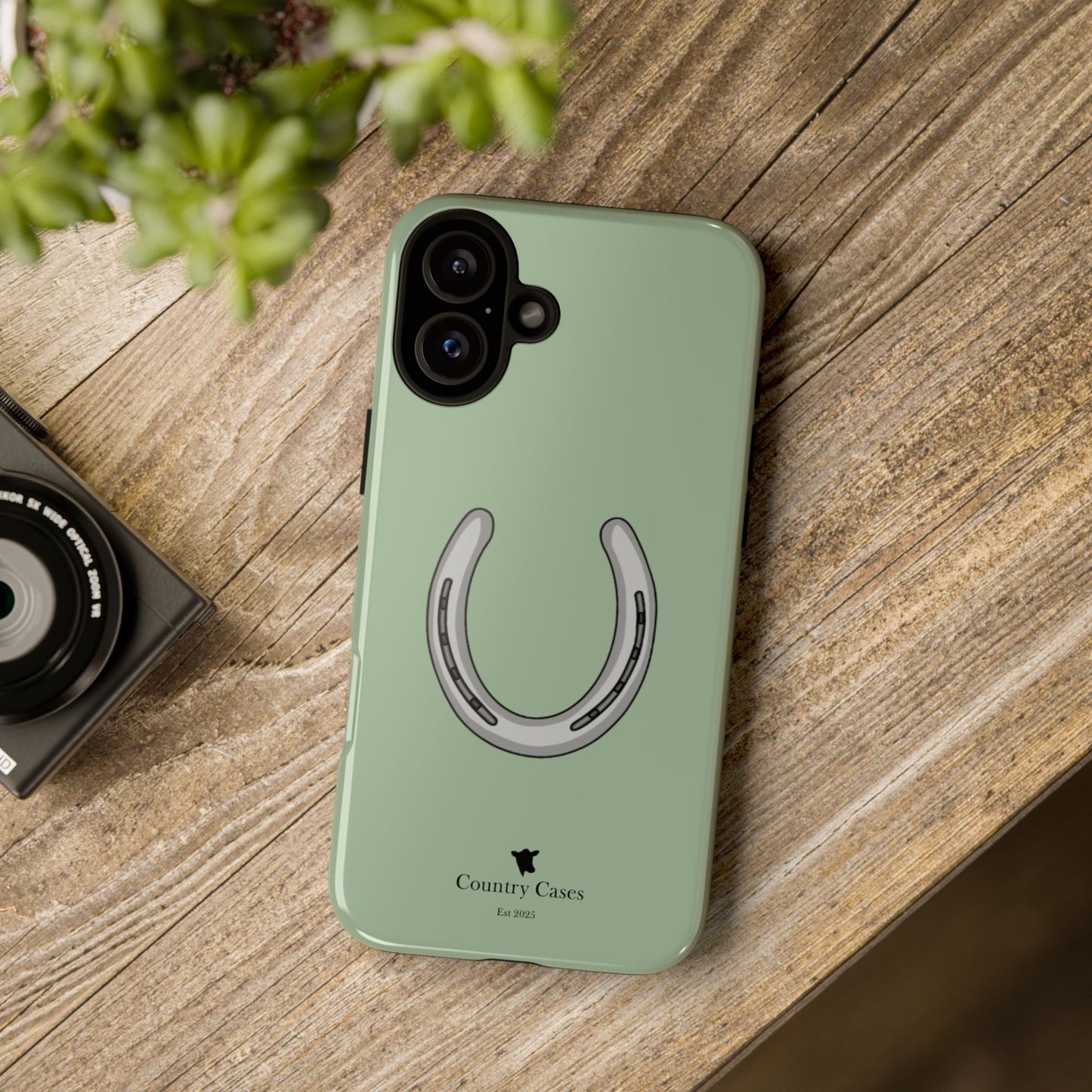 The Equestrian horse shoe case