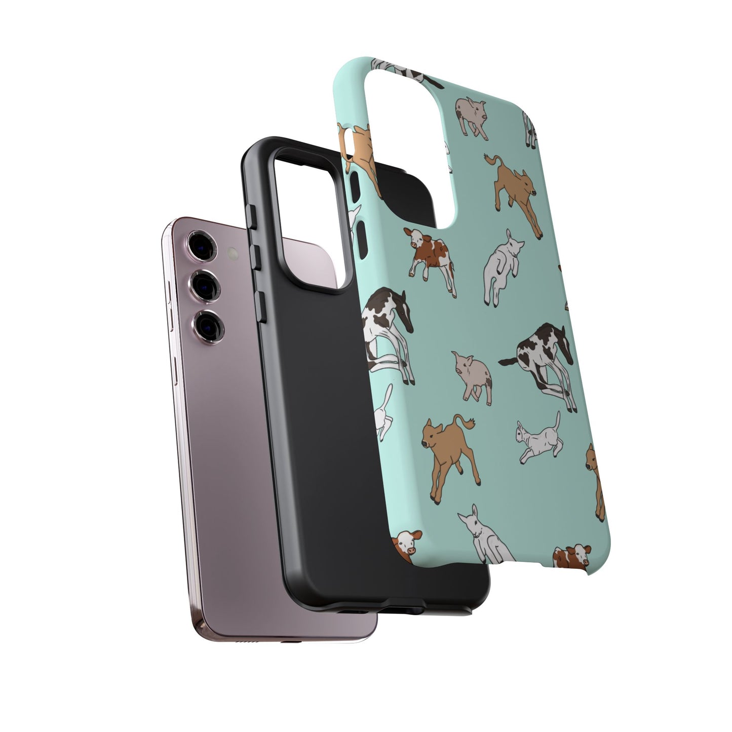 Android farmyard Freinds Blue Case