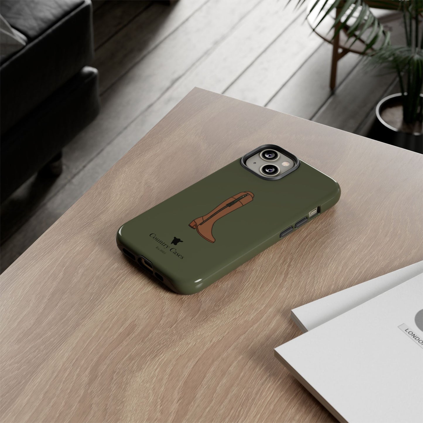 Green country boot case