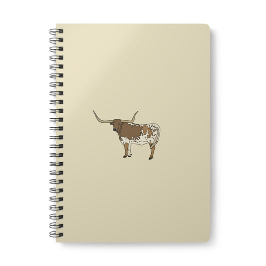 Longhorn cow notebook