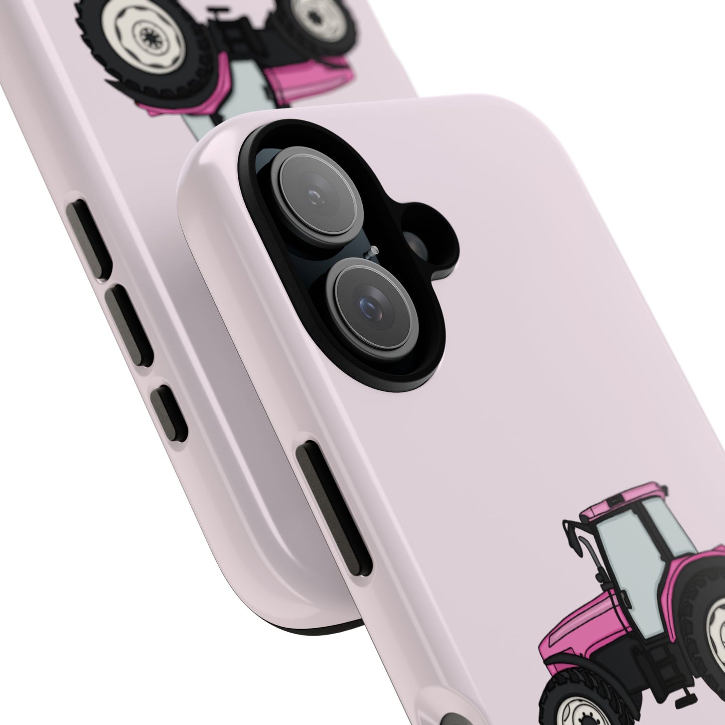 Pink tractor case